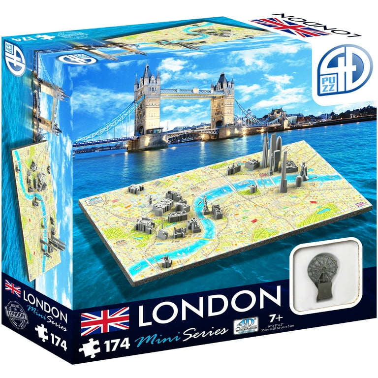 4D Cityscape Mini Puzzle London 174 Piece - Walmart.com