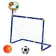 thumbnail image 1 of Aro de baloncesto con portería de fútbol, portería de fútbol plegable, soporte de baloncesto para niños y niñas, juguetes interactivos para padres e Verde, 1 of 8