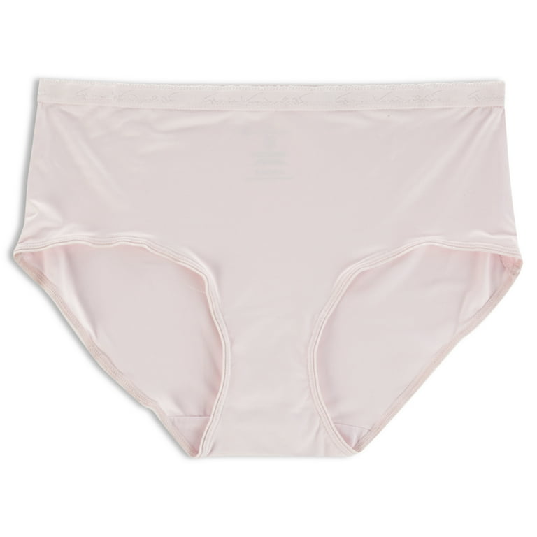Gloria Vanderbilt Women's Tagfree Seamless Brief Panties with Lace Detail,  5-Pack