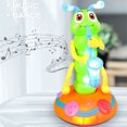 thumbnail image 4 of Kids Electric Dancing Saxophone Caterpillar Toys with LED Flashlight Cultivate Imagination Musical Educational Toy Boy Xmas Gift 1pc Color Random, 4 of 6