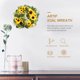 thumbnail image 4 of FUTUREORYY 1Ud Guirnalda De Girasol Artificial Con Para De Y Hogar, 4 of 6