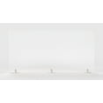 thumbnail image 2 of Ghent's Plastic 24" x 59" Partition Extender with Tape in Frosted White, 2 of 3