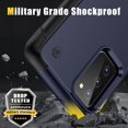 thumbnail image 6 of for Galaxy A03S Phone Case,Samsung A03S Case with Tempered Glass Screen Protector,[Military Grade] Kickstand Hybrid Shockproof Protective Case for Samsung A03S, Navy Black, 6 of 14