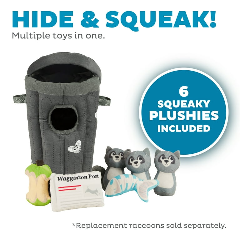 Outward Hound Hide A Raccoon Plush Dog Toy Puzzle - Walmart.com