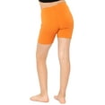 thumbnail image 3 of Stretch Is Comfort Premium Stretch Youth Girls Oh so Soft Biker Shorts| Child Size 4 -16, 3 of 6