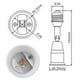 thumbnail image 5 of Adaptador de Portalámparas Yinane Enchufe de lámpara E26 a E26 E27 a E27, 5 of 8