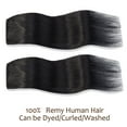 thumbnail image 5 of SEGO Clip in Hair Extensions Human Hair 3/4 Full Head 100% Real Remy Thick Hair Extensions Silky Straight Balayage Blonde Hair Pieces, 5 of 9