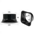thumbnail image 1 of Duct Connector Square Flange ABS Plastic for 100-300mm Dia Hose Check Valve, 1 of 9