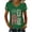 Army Green, variant on Women's 250th Anniversary USA Shirt Independence Day Top 4th of July Shirts America 250 Merchandise V Neck Flag Graphic Casual Tee