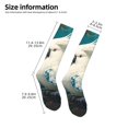 thumbnail image 2 of Honeii Tropical Parrot Floral Artwork Print Long Socks,Novelty Design Socks Gift for Men and Women,Crew Socks,Calf Socks, 2 of 6