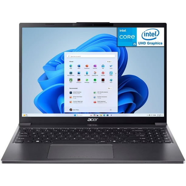 Laptop Acer Go 15: Intel Core i5 1334U, RAM 8GB DDR5, SSD 256GB, Pantalla 15.3", Windows 11 Home