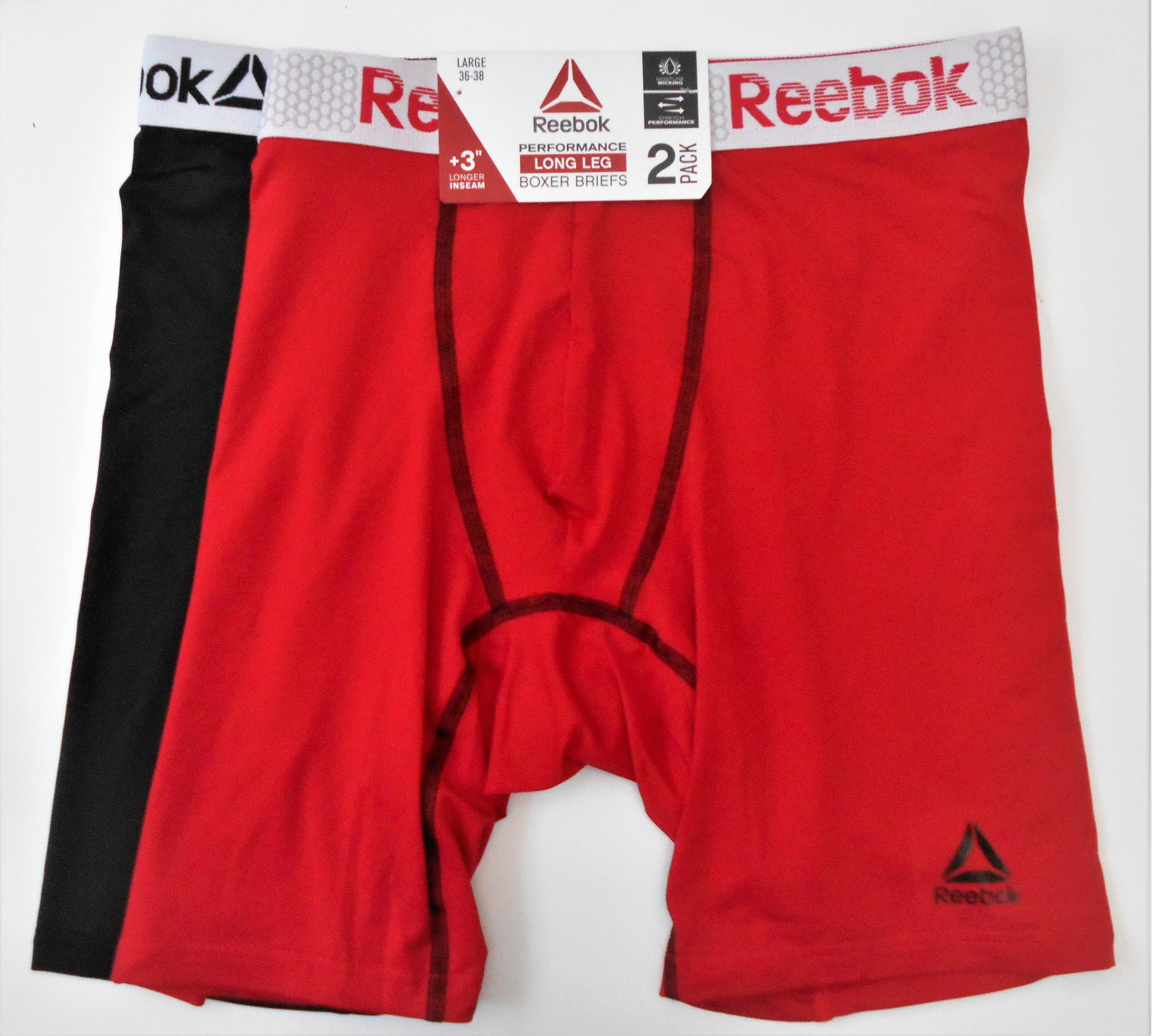 reebok long leg boxer briefs