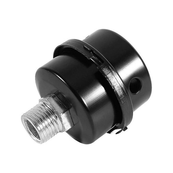 Air Filter Silencer, Metal Filter Diameter For Air Compressor Black