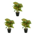 thumbnail image 3 of Inteprter ABS tortuga en maceta plantas falsas bajo mantenimiento hojas artificiales para el hogar Oficina sala de estar JH5474 Type1 NO1, 3 of 6