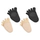 thumbnail image 5 of 2 pares de calcetines acolchados para el pie, calcetines de media puntera, calcetines de cinco dedos, calcetines antideslizantes para tacón alto., 5 of 5