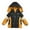 Yellow, variant on lnmuld Kids Coats Boys Winter Jacket with Hood Windproof Zipper Outerwear for Toddler Kids Warm Thick Coats Solid Color Size:18-24 Months