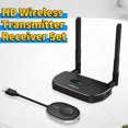 thumbnail image 2 of Adaptador de pantalla inalámbrico Irfora Juego de receptor y transmisor inalámbrico HD Adaptador de pantalla inalámbrico compatible con calidad de imagen 4K larga distancia de transmisión Plug and Pla Irfora Adaptador de pantalla inalámbrico, 2 of 7