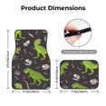 thumbnail image 4 of Daiia Dinosaur Skeleton Printed Car Floor Mats Set of 4, Durable Non Slip Auto Floor Carpet, Car Interior Carpets Proof Foot Pads Anti-Slip Cushion Automoetive Accessories, 4 of 6