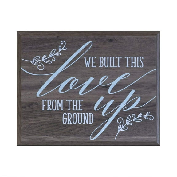12" x 15" x .75" Wall Plaque Decor - We Built This