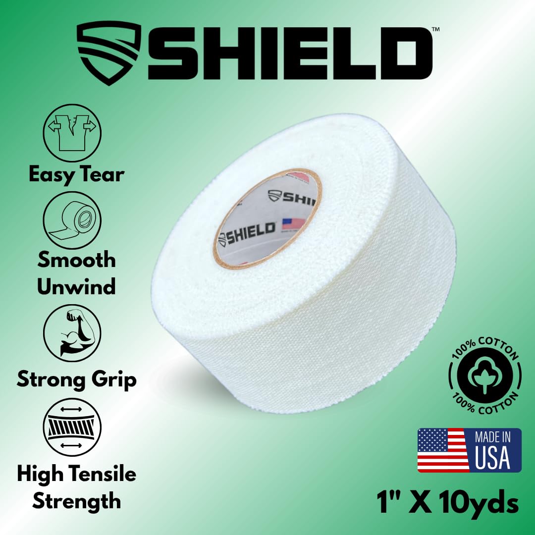 SHIELD 1 Inch Athletic Tape – Precision Tape 12 Pack