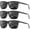 (3 Pack) Black/Black/Black, variant on KALIYADI Sunglasses Men Sun Glasses Lightweight Classic Polarized Sunglasses for Women and Men With UV Protection