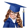 thumbnail image 6 of Graduation Cap for Kids Navy Cap with Tassels for Graduation Cap 2026 Graduation Hat, 6 of 6