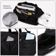 thumbnail image 2 of PlasMaller Sports Gym Bag Lightweight Travel Duffel Handbag with Dry Wet Pocket & Shoes Compartment (Grey), 2 of 6