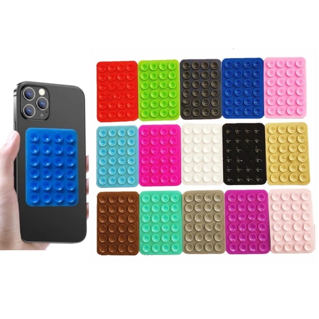 Soporte para Teléfono 15PCS Ventosa Silicona Antideslizante para Accesorios Móviles iPhone y Android