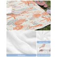 thumbnail image 6 of Orange Starfish Beach Towels Oversized Super Absorbent, Rustic Ocean Coastal Shells Conch Coral Lightweight Bath Towel Quick Dry Sets For Bathroom/Pool/Rv Camping/Beach Play/Gym Room/Picnic 23"x47", 6 of 8