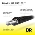 thumbnail image 4 of DR Strings Beauties-Black Coated Steel 6 Bass Guitar Strings, 30-125 Gauge, Round Core (BKB6-30), 4 of 7