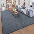 thumbnail image 1 of Area Rug Chicrug, espuma viscoelástica moderna, 120 x 180 cm, azul oscuro, 1 of 9