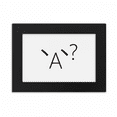 thumbnail image 1 of Lovely Face Puzzled Expression Desktop Photo Frame Ornaments Picture Art Painting, 1 of 3