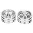 thumbnail image 1 of Front and rear wheel rims and hubs for Tamiya 1/14 RC trailer, 1 of 4