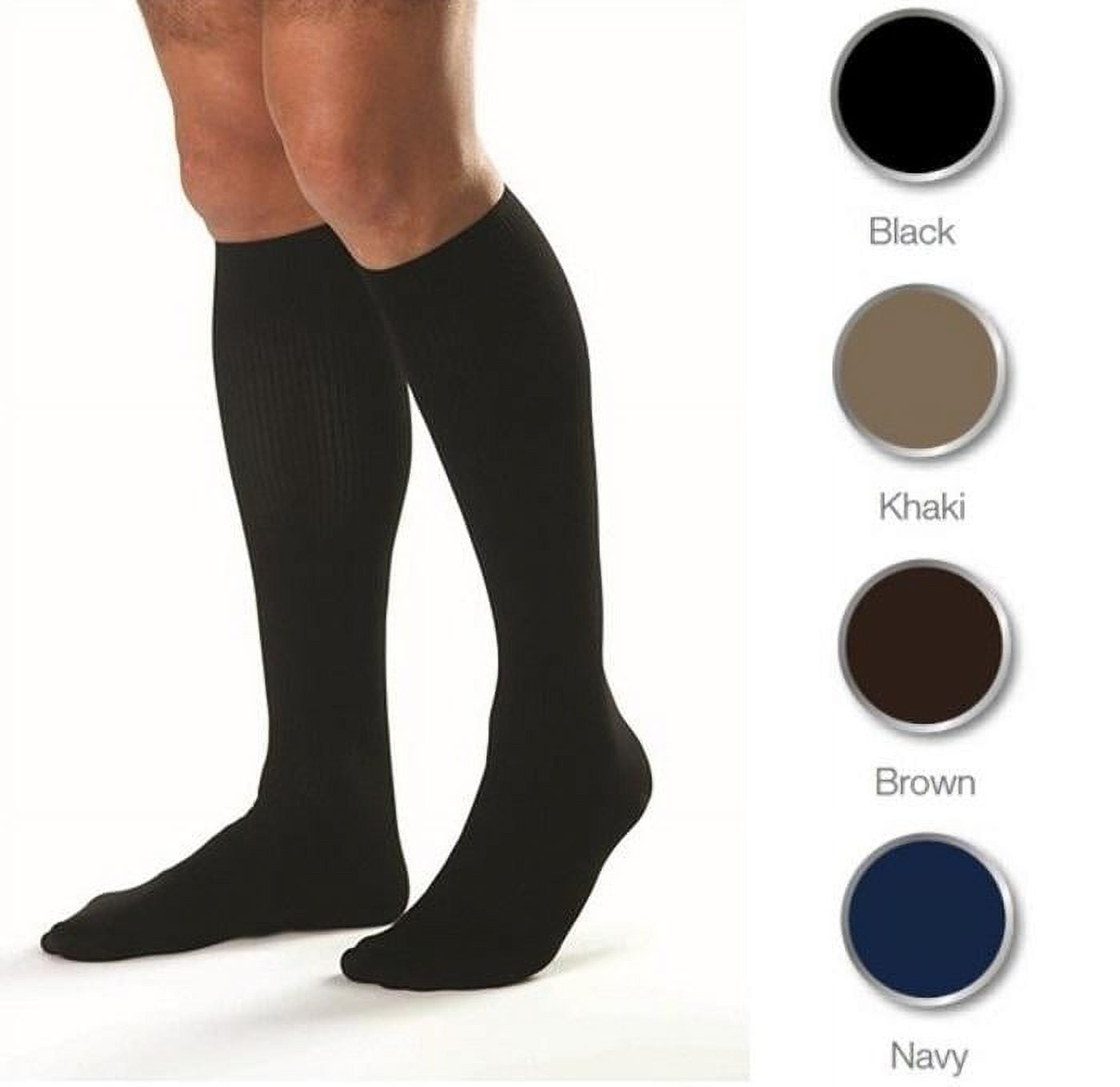 JOBST ForMen Ambition Compression Socks - Knee High, 20-30 MmHg, SoftFit Band - View #2