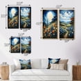 thumbnail image 4 of Designart "Texan Blues Amidst the Blue Bonnets II" Blue Bonnets Framed Wall Art Set Of 2 - Blue Floral Gallery Wall Frame Set For Home Decor, 4 of 7