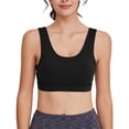 thumbnail image 1 of Bigersell Bra and Panty Set Women's Sport Yoga Bra Beautiful Back Sport Underwear Wearing Fitness Yoga Clothes Female Plus Size Sports Bra Women Synthetic Full-Figure Bra Style 942, Black S, 1 of 6