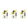 thumbnail image 1 of Wisewang Phone Music Wired In-ear Headphone Wire Control Cellphone 3.5mm Plug Earbuds Yellow 3Set, 1 of 6
