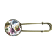 thumbnail image 1 of Broche de Metal Antiguo Torre Eiffel Acuarela Francia Unbranded, 1 of 3