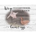 thumbnail image 2 of Jacobs, Billy 32x25 White Modern Wood Framed Museum Art Print Titled - Wo Go Together, 2 of 4