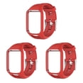thumbnail image 4 of Maytalsory Silicone Wristband Strap For 2 3 Runner 2 3 Spark 3 GPS Watch red 3Set, 4 of 6