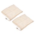 thumbnail image 1 of Unique Bargains Small Cotton Shoe Bags Luggage Organizers Drawstring Storage Bags, Beige 2 Pack, 1 of 5