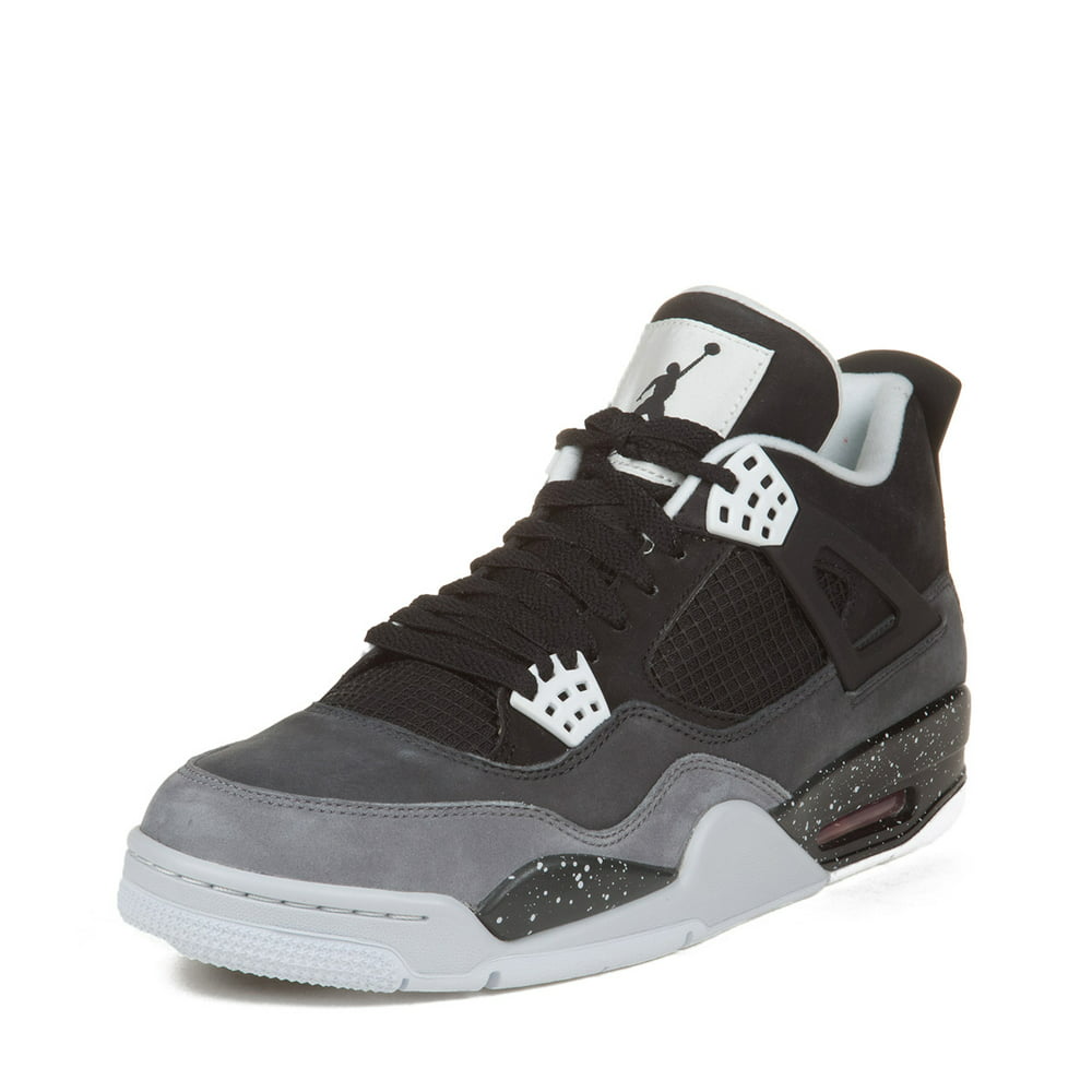 Nike - Nike Mens Air Jordan 4 Retro "Fear Pack" Black/Cool Grey 626969