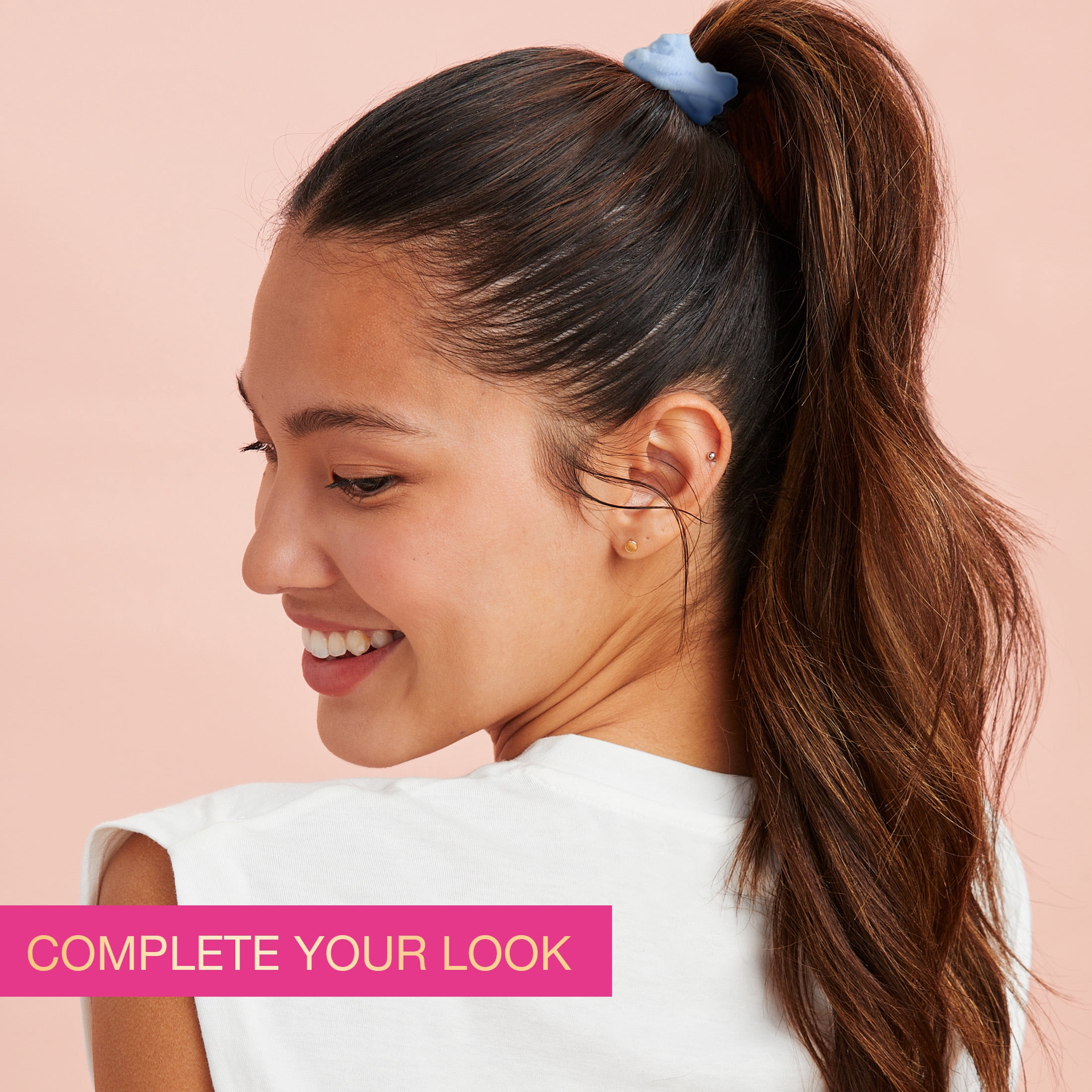 SC GenZ 10-PK TXT SOFT PONYTAILERS