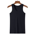 thumbnail image 6 of Axiiglly Big and Tall Cotton Tank Tops for Men Athletic Mulcle Gym Sleeveless Tee Shirts Solid Color Work Out Summer Holiday Loose Fit Tank Tops S-5XL, 6 of 9
