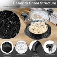 thumbnail image 4 of Chicken Shredder Tool Large Non-Slip Chicken Meat Shredder Machine for Home Kitchen, 4 of 5