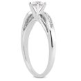 thumbnail image 2 of SZUL Women's AGS Certified 1/2 Carat TW Diamond Engagement Ring in 10k White Gold  (K-L Color, I2-I3 Clarity), 2 of 5