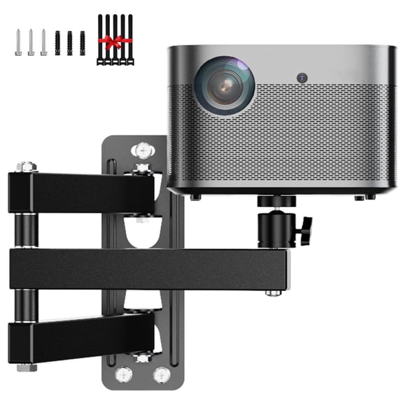 Foldable Projector Wall Mount Universal Adjustable Wall Projector Mount 1/4" Screw