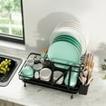 thumbnail image 2 of Costway Dish Drying Rack Collapsible 2 Tier Dish Rack and Drainboard Set Kitchen Counter, 2 of 10