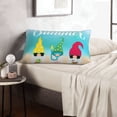 thumbnail image 6 of Honeii Hello Summer Gnome 1 Decorative Throw Pillow Case - Elevate Your Couch, Sofa, or Bed with Stylish Home Decor, Perfect Gift Idea-14"x20", 6 of 6