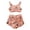 Orange, variant on Dagaeig Halloween Pjs Women Halloween Pajamas Women Cute Printed Cami Top and High Waist Shorts Plus Size Pajama Set Funny Sleepwear|Orange XL